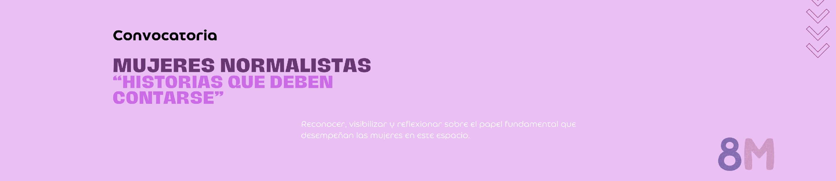 Convocatoria mujeres normalistas